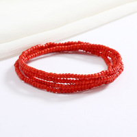 SSeeSY ODM OEM fait à la main coloré style bohème taille élastique perles de riz chaîne de ventre bijoux de mode chaîne de corps