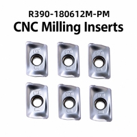 Outils de fraisage CNC R390-180612M-PM KB4330 KB260, plaquettes en carbure revêtues de PVD pour l'usinage de l'acier inoxydable