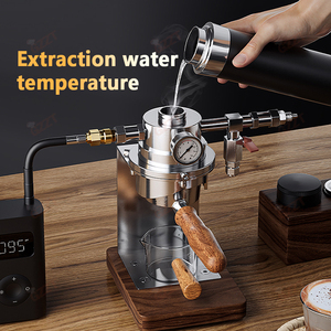 เครื่องชงกาแฟพกพาแบบหยดขนาดเล็ก 85 มล. สำหรับแคมป์ปิ้ง เดินทาง รถยนต์ ใช้ได้ทั้งภายนอกและภายใน ปาร์ตี้ ไม่ต้องใช้ไฟฟ้า กึ่งอัตโนมัติ - Product Image 5