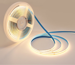 Chiếu sáng trong nhà 24V COB LED Strip ánh sáng 320LED trắng tự nhiên cri90 + dotless DIY phòng ngủ bàn trang điểm linh hoạt dải ánh sáng - Product Image 5