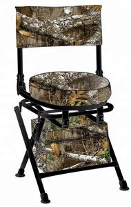 Silla giratoria con bolsa de engranaje, plegable, para acampar, picnic, caza, muebles de exterior - Product Image 4