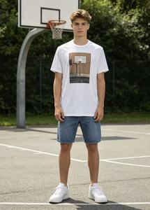 <span class=keywords><strong>T</strong></span>-<span class=keywords><strong>shirt</strong></span> imprimé basket-ball pour hommes, décontracté, à manches courtes, col rond, streetwear d'é<span class=keywords><strong>t</strong></span>é, respirant, tee-<span class=keywords><strong>shirt</strong></span> de sport - Product Image 5