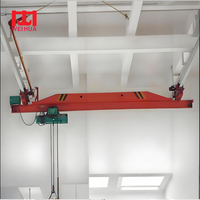Pont roulant monopoutre à commande à distance CE LX Type 12,5t 25t 30t avec palan électrique et poutre de suspension