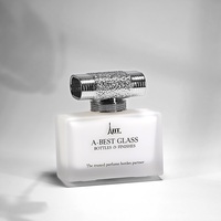 Bouteilles de parfum en verre carré transparent haut de gamme 30ml 50ml 100ml conteneurs de parfum de luxe vides parfum de luxe rechargeable