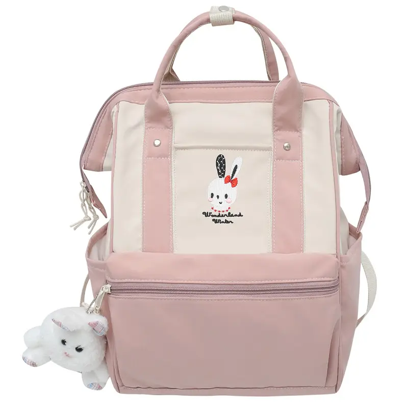 8135-2 Student School bag Cute Korean Style Large Capacity Simple Backpack Versatile Backpack