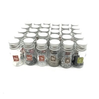 30 types de flacons en métal et non-métal, éléments rares, collection simple, ampoules, combinaison manganèse, nickel, silicium, fer, V