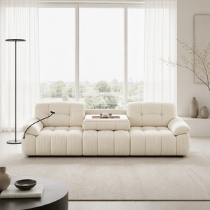 Furniture Supplier Smart Modular <b>Upholstery</b> Sectional Bed Living Room Deep Seat Unique Texture - Product Image 6