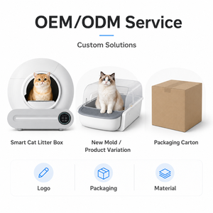 65L Automatic Cat Litter <b>Box</b> Smart App Control Self Cleaning Litter <b>Box</b> Fully Enclosed Pet Toilet Cat Litter <b>Box</b> - Product Image 5