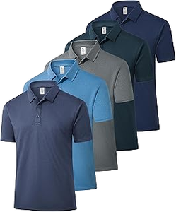 Camiseta de Golf Personalizada de Punto Sólido para Hombre, Poliéster y Spandex, Transpirable, Manga Corta, Alta Calidad, Fitness - Product Image 1