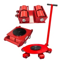 Chariot de transport multi-roues en acier allié robuste, conception rotative/droite, 15t, petit transpalette pour objets lourds