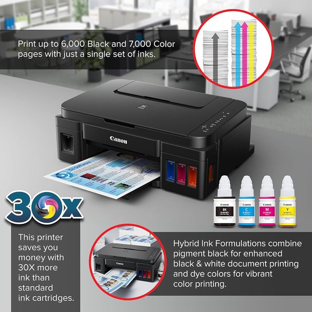 All-In-One Wireless Supertank (MegaTank) Printer| Copier| Scanner| and Mobile Printing