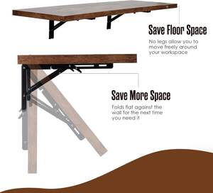 <span class=keywords><strong>Table</strong></span> pliante <span class=keywords><strong>murale</strong></span> <span class=keywords><strong>Table</strong></span> de blanchisserie Banc de travail <span class=keywords><strong>rabattable</strong></span> Bar suspendu Salle à manger Cuisine <span class=keywords><strong>Bureau</strong></span> <span class=keywords><strong>mural</strong></span> escamotable - Product Image 5