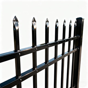 Clôture <span class=keywords><strong>de</strong></span> jardin en acier <span class=keywords><strong>pour</strong></span> l'extérieur Clôture ornementale en métal Clôture en acier galvanisé <span class=keywords><strong>pour</strong></span> écoles/parcs avec <span class=keywords><strong>grille</strong></span> décorative - Product Image 3