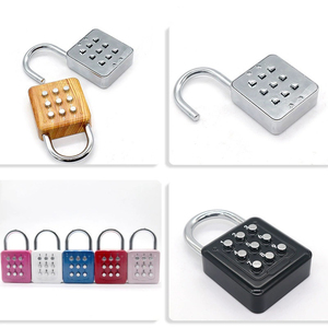<span class=keywords><strong>Cadenas</strong></span> à combinaison à bouton-poussoir en alliage <span class=keywords><strong>de</strong></span> zinc multicolore, verrou <span class=keywords><strong>de</strong></span> sécurité sans clé <span class=keywords><strong>pour</strong></span> <span class=keywords><strong>casier</strong></span> <span class=keywords><strong>de</strong></span> gym et bagages <span class=keywords><strong>de</strong></span> voyage - Product Image 4