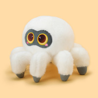 Peluche Corto a Forma di Insetto Nero Carino e Spaventoso, in Cotone PP, Antistress, Finitura Lavata - Bambola Creativa e Originale per Scherzi, Perfetta per un Compleanno