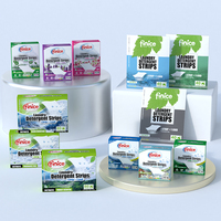 Feuilles de lessive en bande de détergent, 12 pièces, tablette de lavage écologique