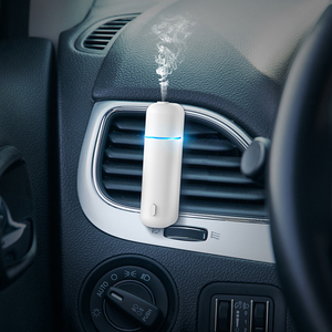 Custom USB Rechargeable Car Air Scent Diffuser Machine Electric Ultrasonic Waterless Car Aroma Essential Oil Diffuser - Product Image 1
