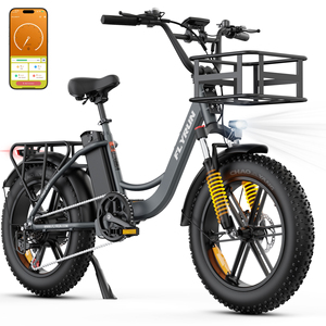 Bicicleta Eléctrica al por Mayor para Tiendas Minoristas, Bicicleta Eléctrica Urbana con Llantas Gruesas de 20 Pulgadas, Lista para Enviar - Product Image 1