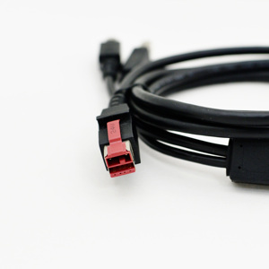 24V <b>Powered</b> <b>USB</b> <b>Cable</b> to Hosiden POS Printers <b>Powered</b> <b>USB</b> <b>Cable</b> printer barcode scanner POS <b>cable</b> - Product Image 1