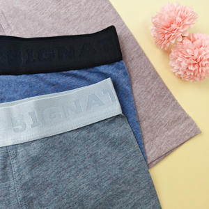 Ropa Interior Masculina al por Mayor, de Tiro Medio y Transpirable, con Logotipo Personalizado Disponible en Colores Dulces, Cintura Simple - Product Image 4