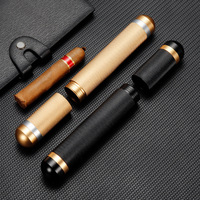 Tube de cigarette et de cigare en acier inoxydable et aluminium usiné CNC pour fumer et stocker
