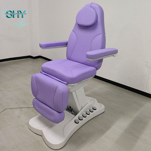 Silla de dermatología ajustable de 3 motores para salón de spa, estética eléctrica, mesa facial, cama de masaje y cama cosmética - Product Image 3