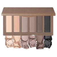 Palette de fards à paupières personnalisable avec logo privé, minérale, waterproof, longue tenue, multicolore, fini mat naturel, tons clairs et foncés