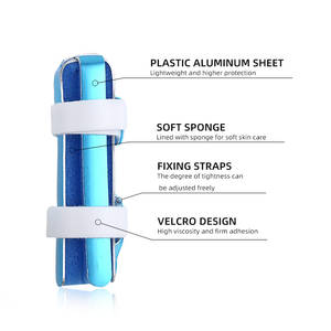 Aluminium Alloy Frog Baseball <span class=keywords><strong>Splint</strong></span> Jari Tetap Sendi Terbuka Empat Sendi Lentur Dukungan Jari Belat - Product Image 4