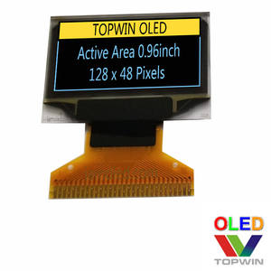 Yüksek kaliteli 0.96 inç beyaz oled ekran konektörü Topwin VG-2864KSWYG05 akıllı mobilya oled ekran - Product Image 5