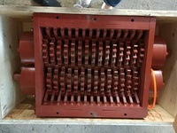 Trituradora Silenciosa de Doble Eje, Caja de Acero Sólido, Procesamiento Personalizado, Trituración de Perfiles de Plástico, Capacidad de 100-500 kg/h
