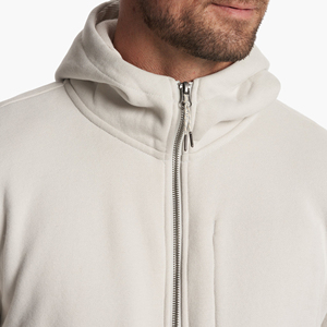 Sudadera con Capucha Personalizada para Hombre, Estilo Y2K, 100% Algodón, Cierre Completo con Logotipo 3D, Talla Grande, Pedido Mínimo Bajo - Product Image 4