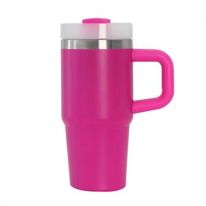 <b>Kids</b> Stainless Steel 14oz Travel Tumbler with Straw Handle Vacuum Insulated Drink Cup - Product Image 6