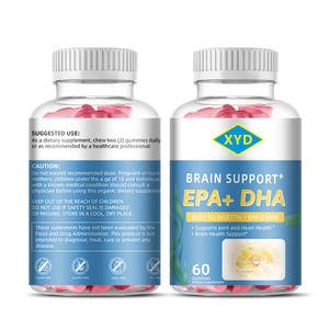 OEM Suplemen Otak Vegan Memori Gummy Omega 3 <span class=keywords><strong>DHA</strong></span> EPA Gummy untuk Mendukung Otak - Product Image 2