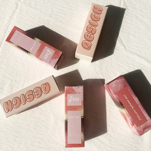 Vente flash, boîte à huile essentielle rose recyclée, mignonne, bon marché, boîtes d'emballage pour gloss à lèvres, boîte à rouge à lèvres avec logo - Product Image 1