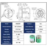 Eayonsy Régulateur à 2/4 canaux Arbre trempé résistant à l'usure Bague d'étanchéité résistante à la corrosion Pression d'air 1MPa Filetage G1/8