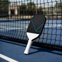 Raquette de pickleball Lingjun, design minimaliste en grille, fibre de carbone brute T700, 16 mm, norme USAPA, raquette professionnelle personnalisée pour adultes, entraînement