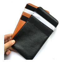 Dompet Kulit Pemblokir Sinyal RFID untuk Kunci Mobil