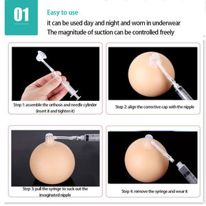 2024 कारखाने की कीमत एक जोड़ी सिलिकॉन निप्पल रिसेप्टर की मरम्मत के लिए कप स्केल 10 मिली क्षमता के साथ - Product Image 6