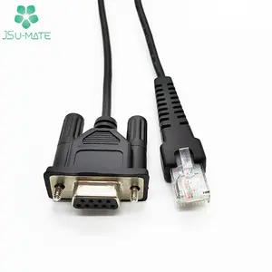 Cabo d-sub de fábrica, fêmea macho, 9 pinos, rs232 db9, série para rj11, rj45 lan, cabo rj45 para db9, cabo de 9 pinos