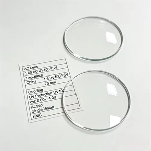 Premium Clear Two-piece AC <strong>Lens</strong> 1.60 UV400 FSV <strong>Aspherical</strong> <strong>Design</strong> 70mm Diameter for Superior Vision Clarity and UV Protection - Product Image 3