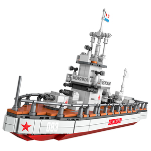 COGO 760 PCS 3D Kriegs panzer Kunststoff-Bausteine Kinder bau Kinder Lernspiel zeug für Kinder - Product Image 5