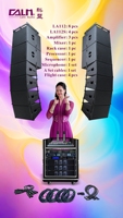 Système de sonorisation Système audio professionnel Ensemble complet de haut-parleurs Line Array Haut-parleurs simples de 12 pouces pour équipement de sonorisation