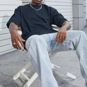 Camiseta Personalizada con Hombros Caídos, Camiseta Extra Grande de Lujo de Alta Calidad, 100% Algodón, Negra, Blanca, Suave para Hombre - Product Image 6