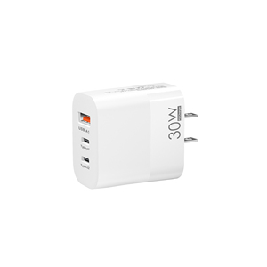 30W USB C QC3.0ชาร์จเร็ว3พอร์ตชาร์จเร็ว PD EU US ปลั๊ก UK ที่ชาร์จโทรศัพท์มือถือสำหรับ Huawei <span class=keywords><strong>InfinX</strong></span> QC3.0 PD compatibility - Product Image 1