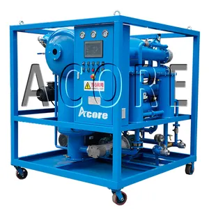 Sistema de filtragem de óleo dielétrico de alta máquina de filtragem de óleo de transformador de vácuo 15000 LPH