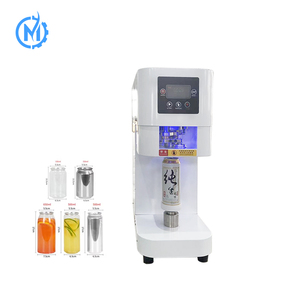 Semi automatique conserve la bière en aluminium couture pet pop soda en plastique fermeture plafonnement d'étain peut étanchéité <span class=keywords><strong>machine</strong></span> - Product Image 1