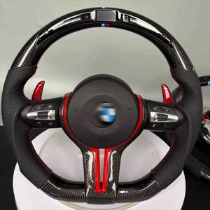 Volant en fibre de carbone LED Brook personnalisé pour <span class=keywords><strong>BMW</strong></span> Série F80 F82 F10 F06 F12 F13 F15 F16 G02 G11 G38 - Product Image 1