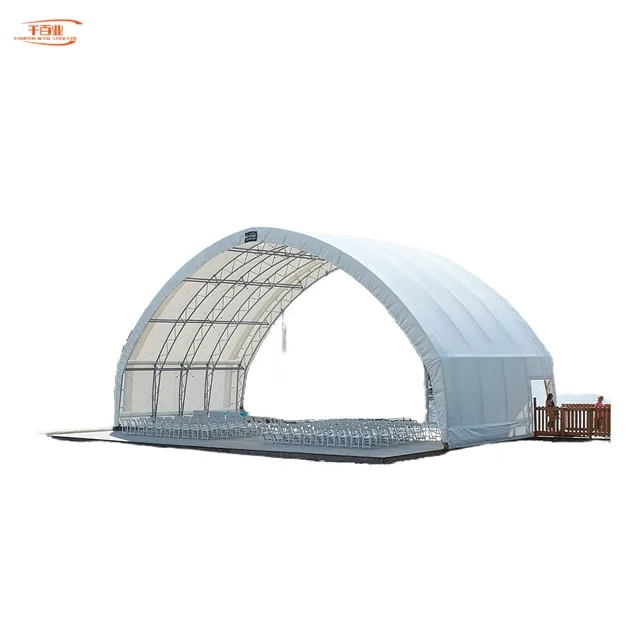 Cheap Prefab Steel Structure Dairy Cow Shed Farm Dome Shelter Camp