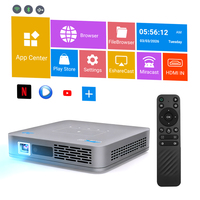Usine personnalisée Auto BT Wi-Fi Home Cinéma LED DLP Projecteur avec écran tactile Android 9 3D Portable