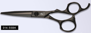 014-55BK 전문 헤어 커팅 가위 블랙 컬러 풀 한 스타일리스트 뷰티 살롱 헤어 가위 CNC YONGHE - Product Image 3